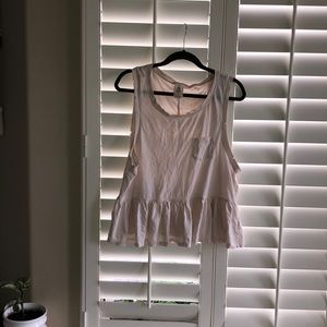 Free people ruffle bottom tank